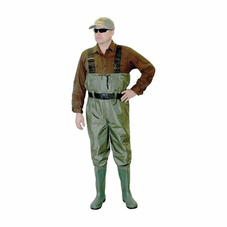 FIESTA Unisex PVC Chest Wader, Green - Size 10 FI3305029